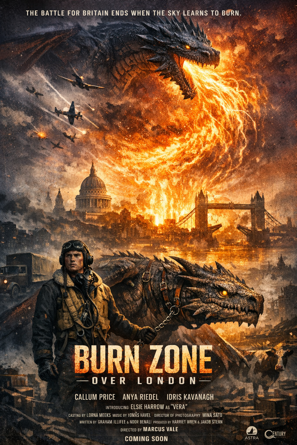 Burn Zone Over London poster